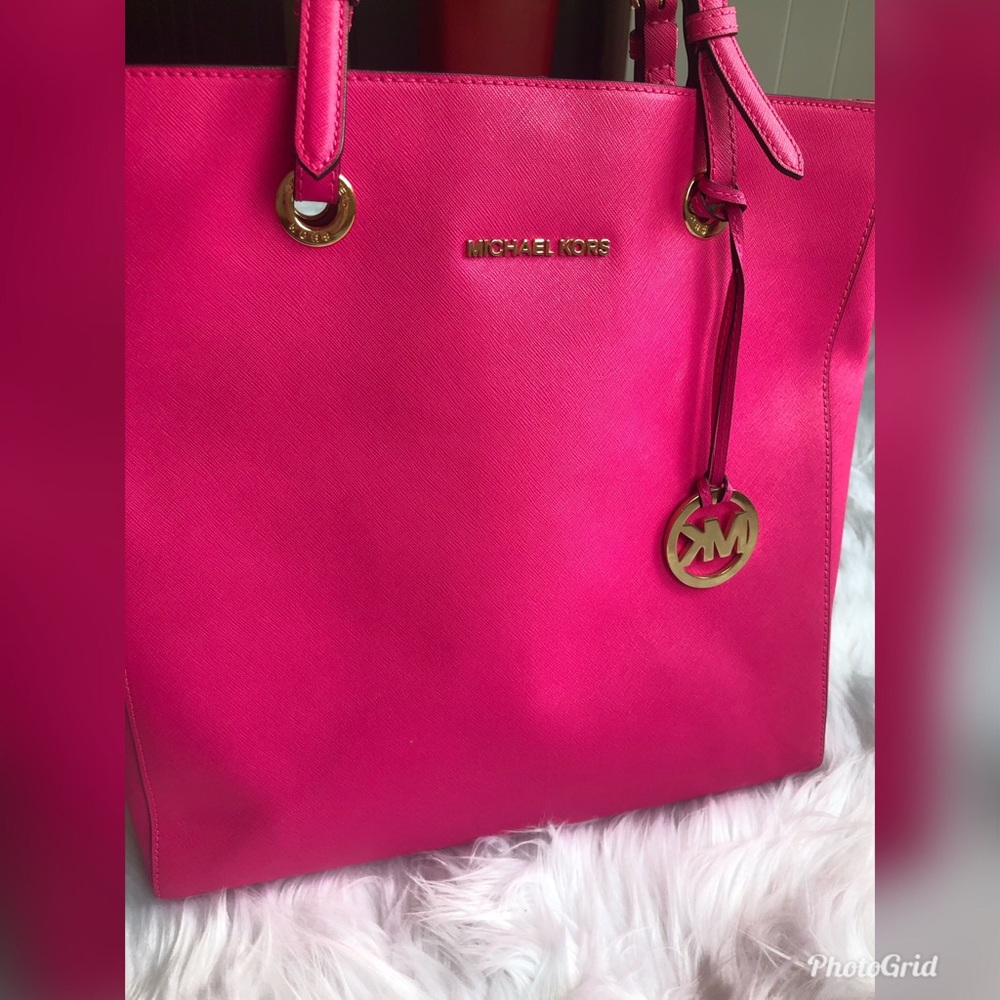 Michael Kors Pink Tote Purse